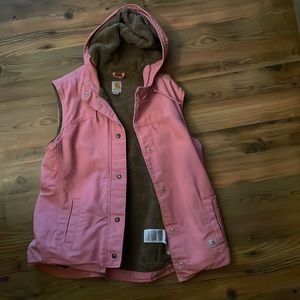 Carhart warm hooded vest!